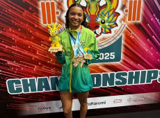 Carioca de 14 anos conquista Mundial sub-17 de levantamento de peso