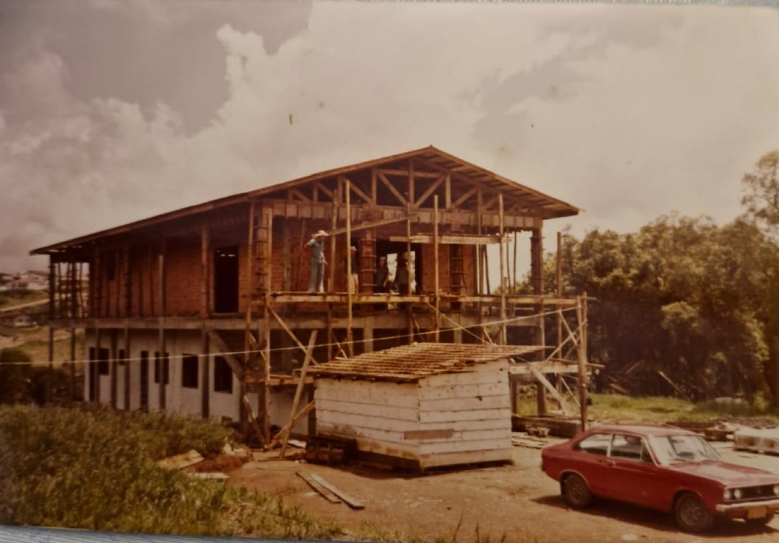 Construção do prédio da Banda do 3ºBPM. Atual sede de ensaios da banda Novos Talentos no 3ºBPM.jpeg