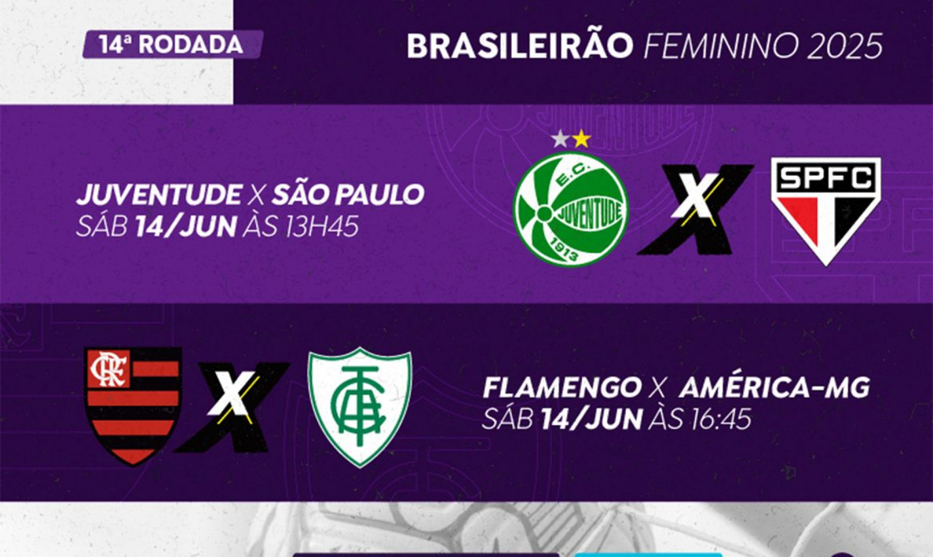 TV Brasil exibe rodada dupla do Brasileirão Feminino neste sábado