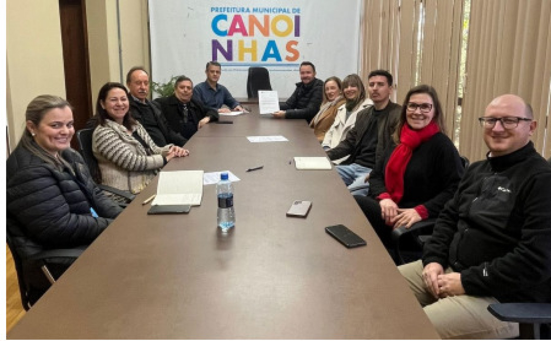 No dia 09 de julho, na sede da Prefeitura Municipal de Canoinhas.