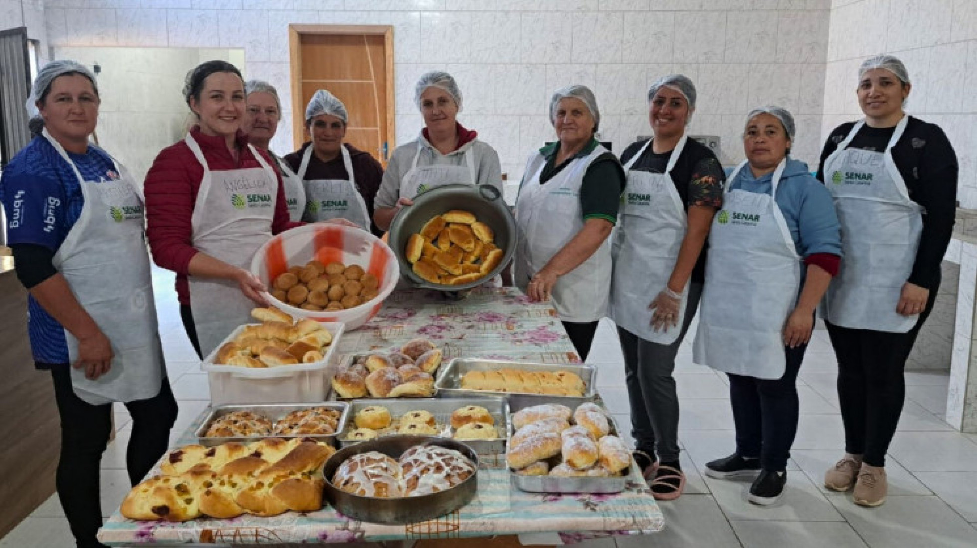 Curso de pães e biscoitos na localidade de Serra das Mortes
