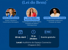Incentivos fiscais da Lei do Bem é tema de evento em Chapecó
