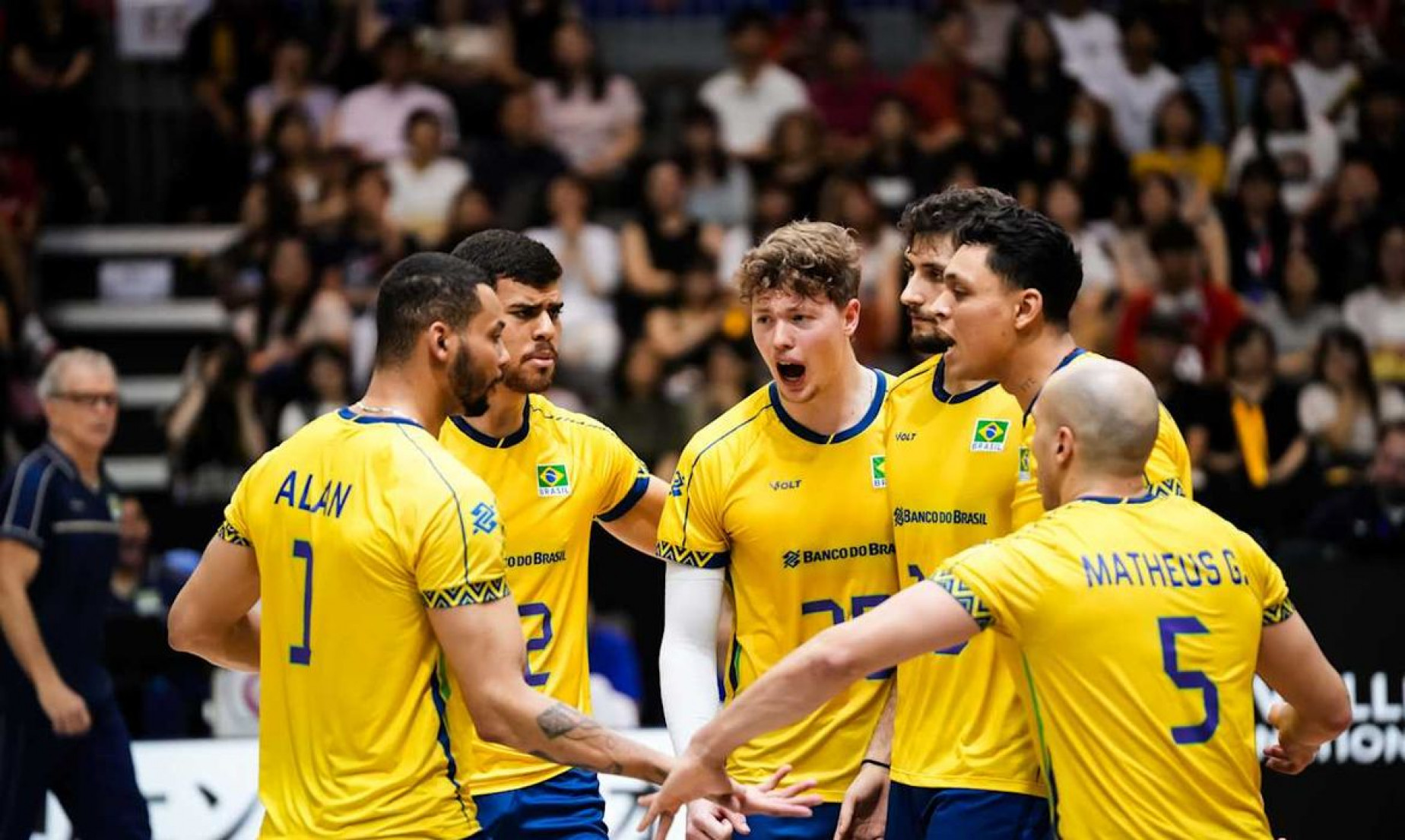 Liga das Nações: Brasil fecha 1ª fase na liderança e mira no mata-mata