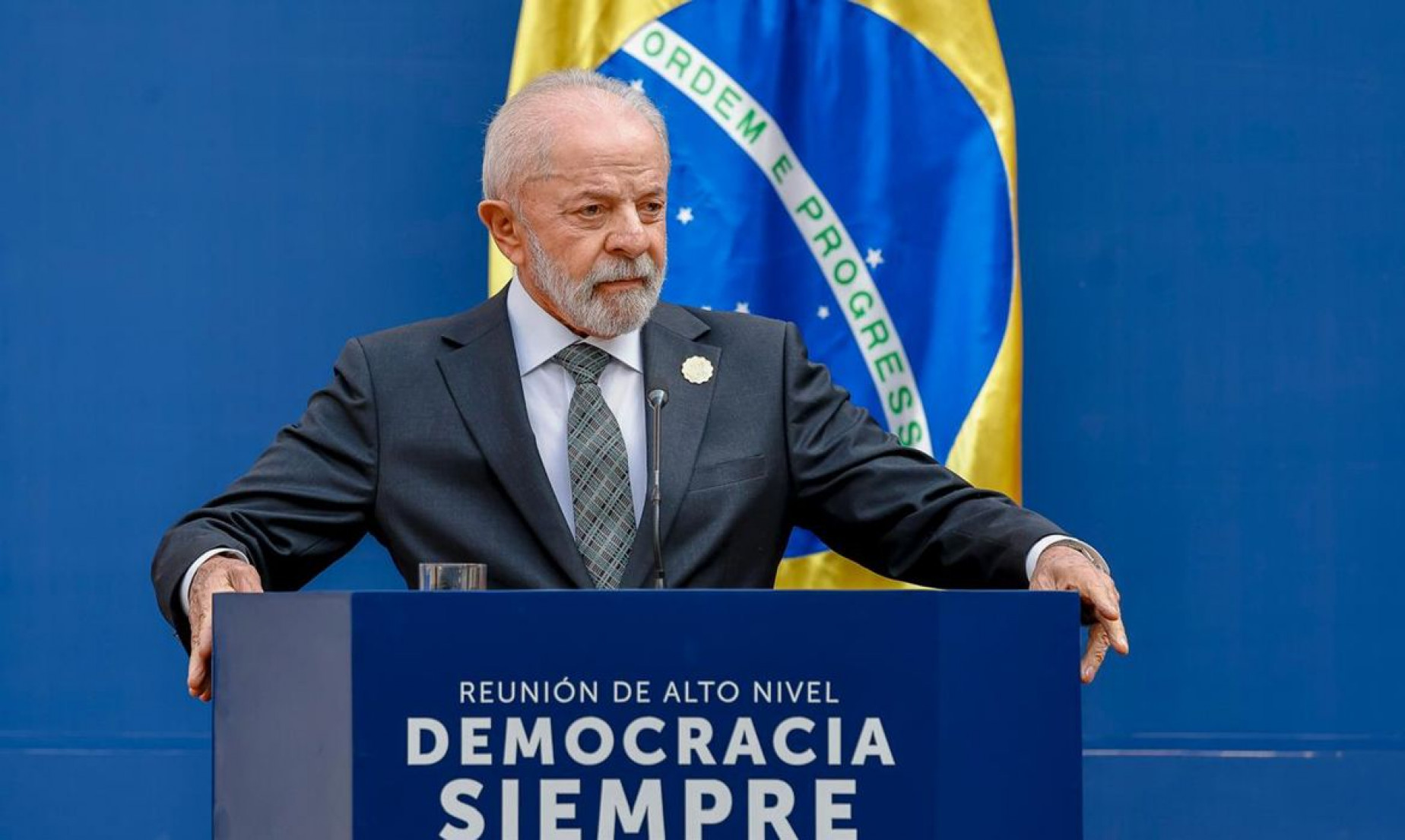 Santiago, Chile, 21/07/2025 - Presidente da República, Luiz Inácio Lula da Silva, durante declaração conjunta à imprensa, no Palácio de La Moneda. Foto: Ricardo Stuckert/PR