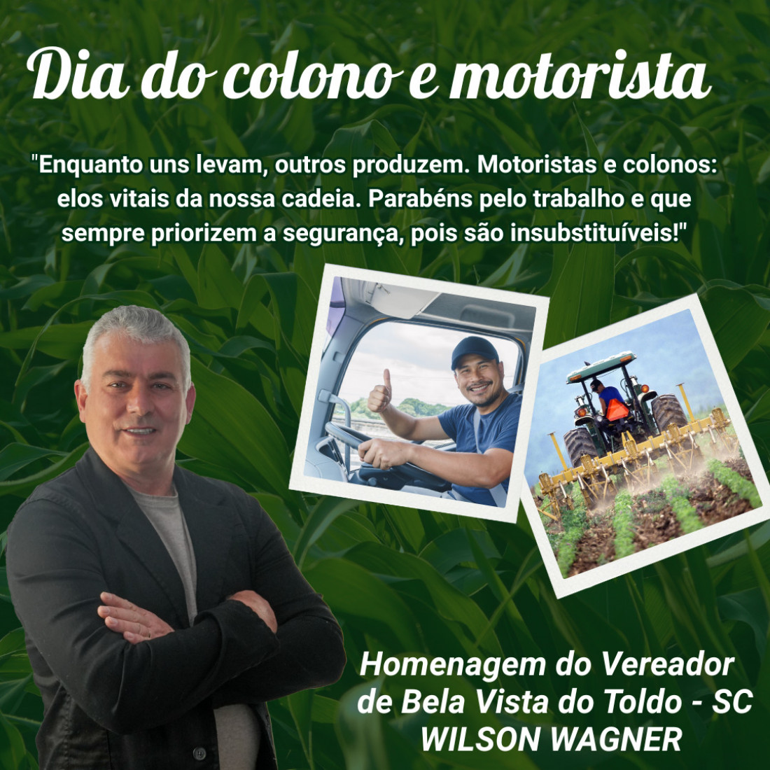 Homenagem Vereador Wilson Wagner- Bela Vista do Toldo
