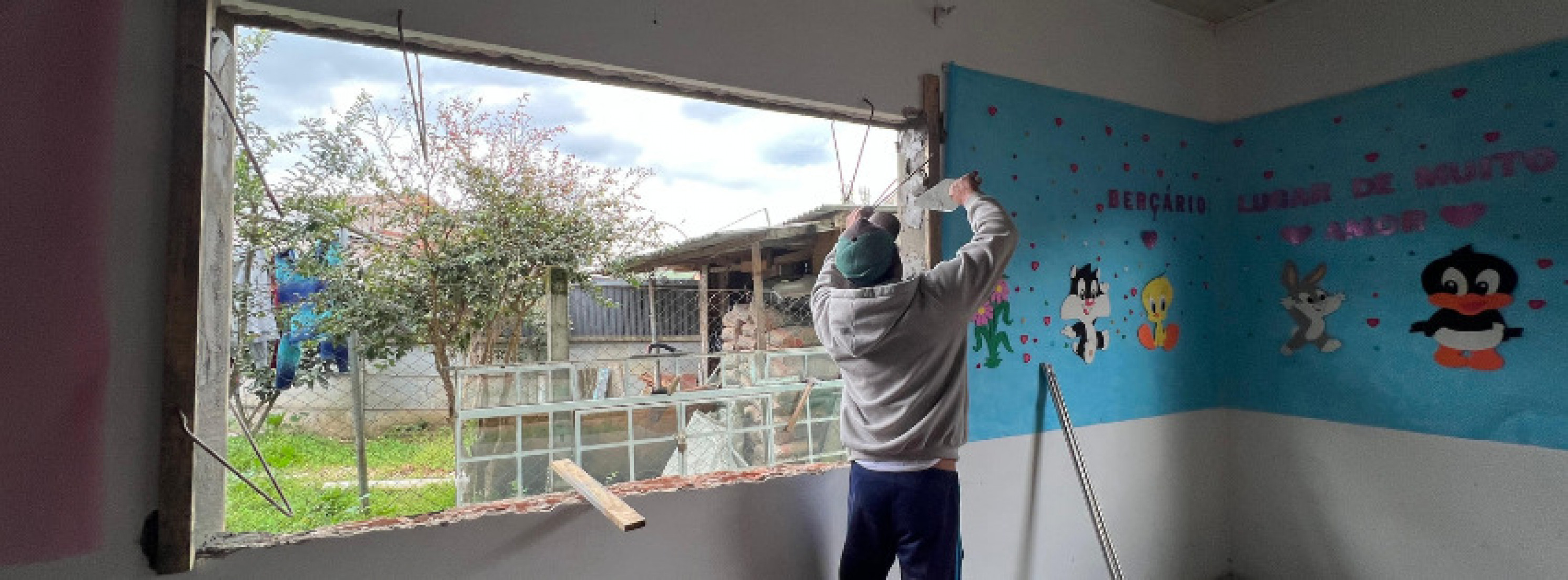 Centro de Educação Infantil passa por reformas