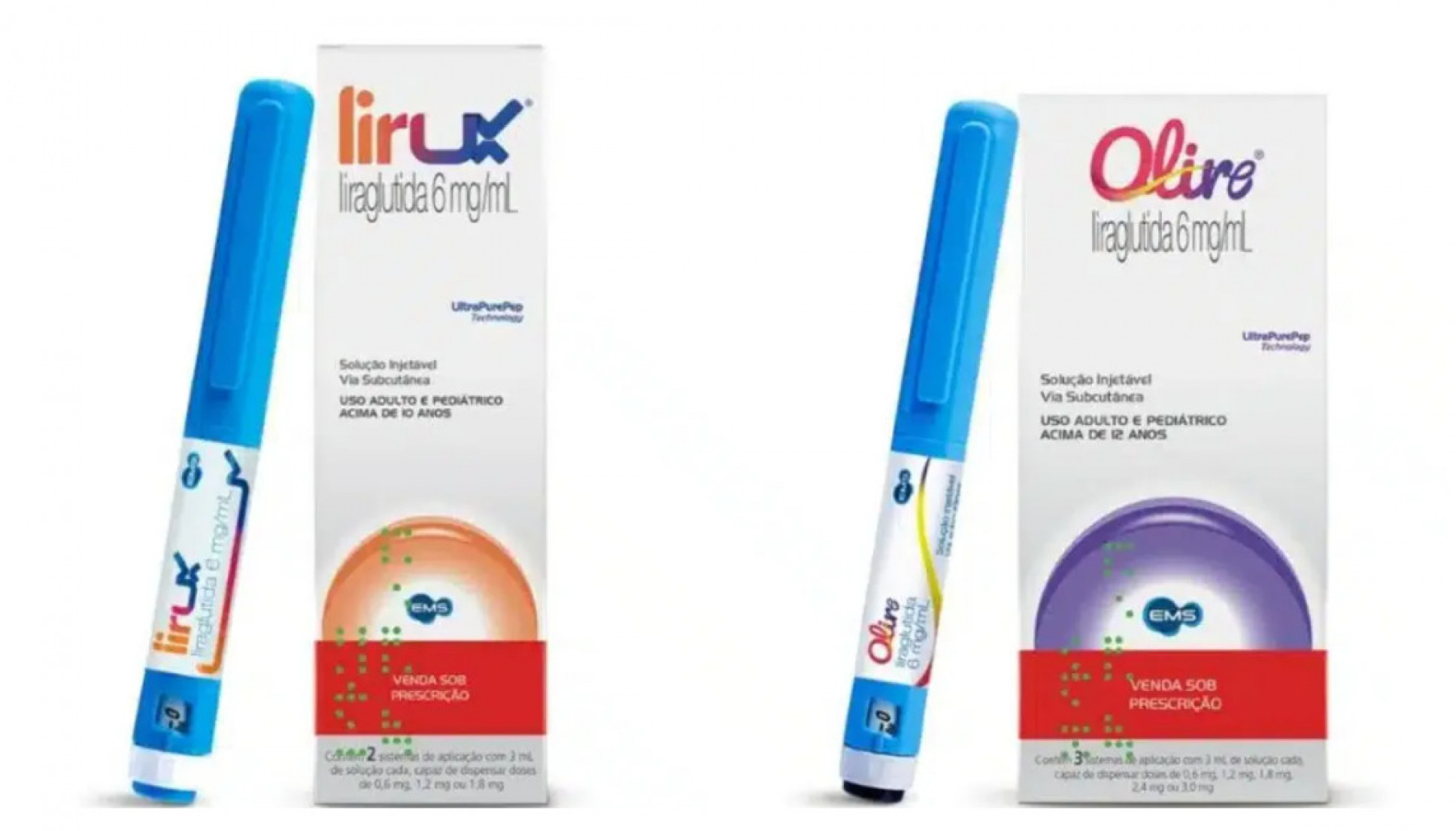 Olire e Lirux têm produção 100% nacional  

