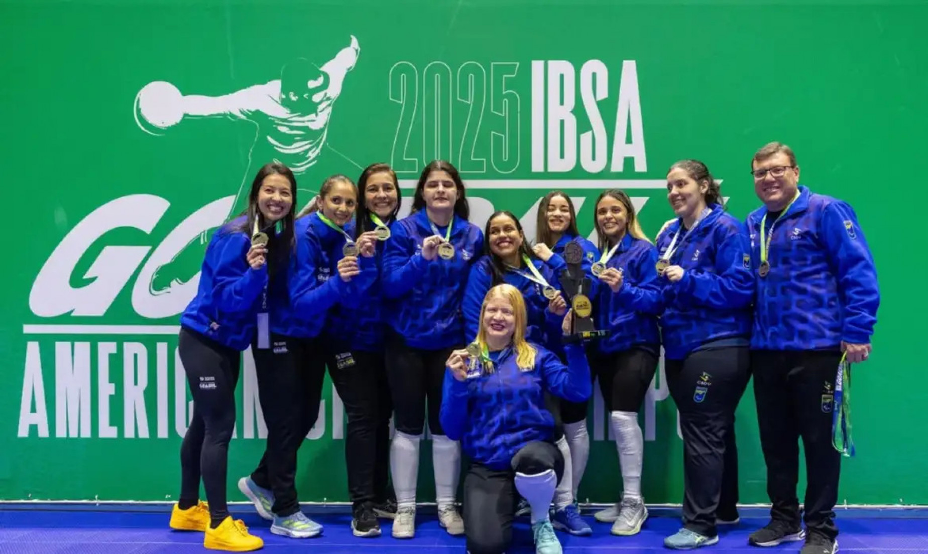 Brasil é campeão das Américas no goalball masculino e no feminino 