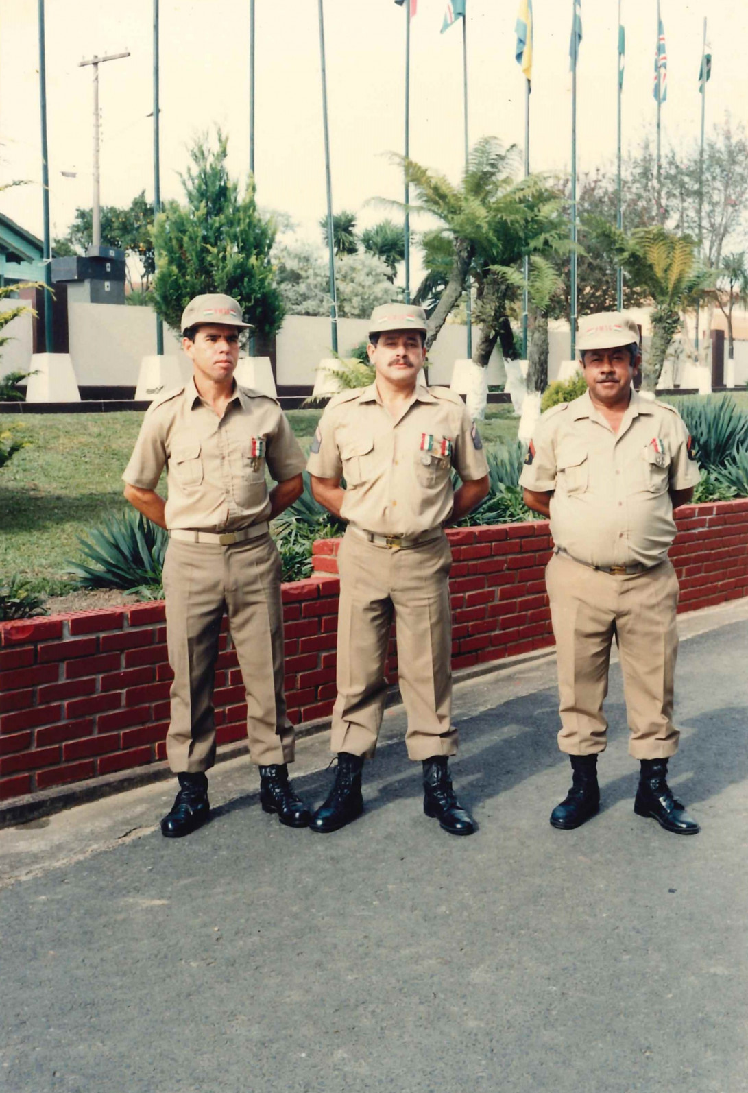 Da E para a D. Sd Cordeiro Cb Franco e Cb Antenor Gonçalves