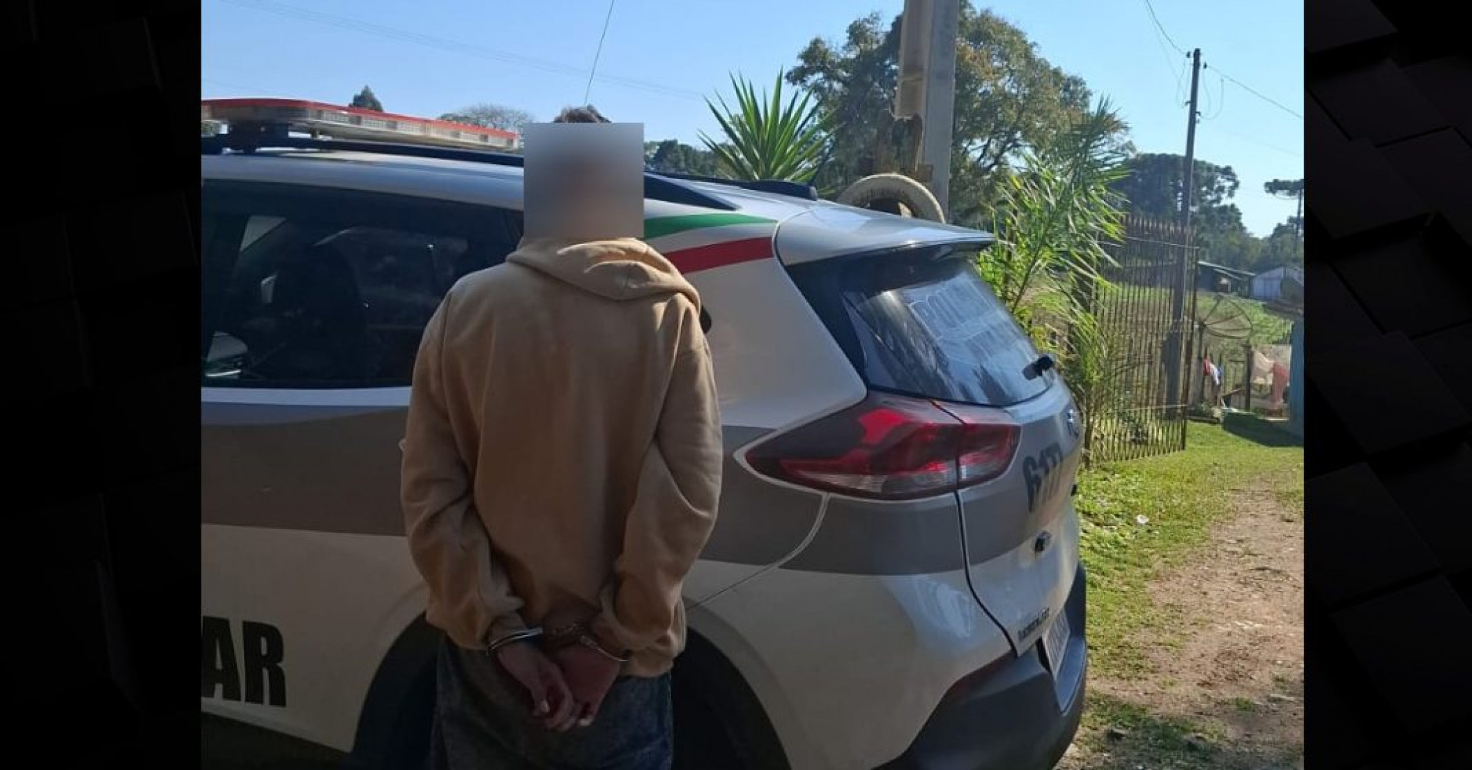 Jovem foi encaminhado ao Presídio Regional de Porto União