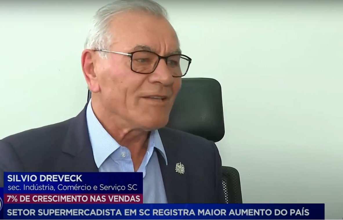 Silvio Dreveck fala sobre crescimento de vendas no setor supermercadista.