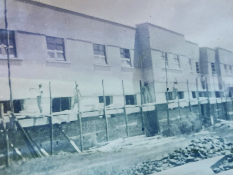Construção do quartel do 3ºBPM início da década de 1950