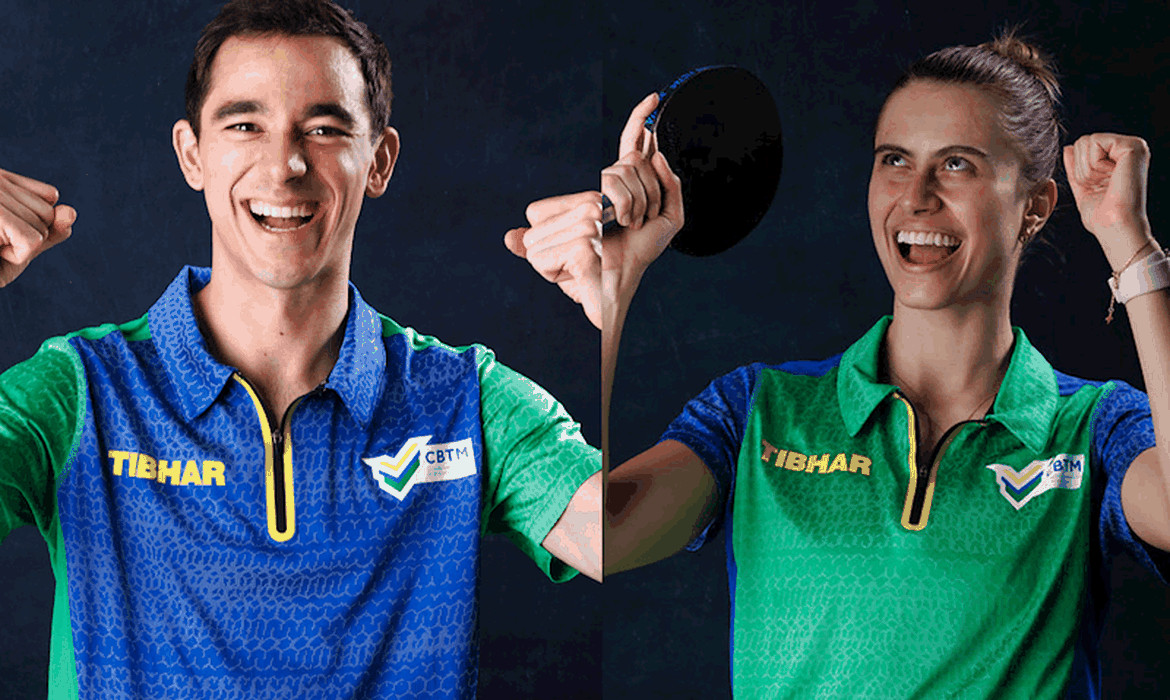Hugo Calderano e Bruna Takahashi são campeões do Pan-Americano nos EUA