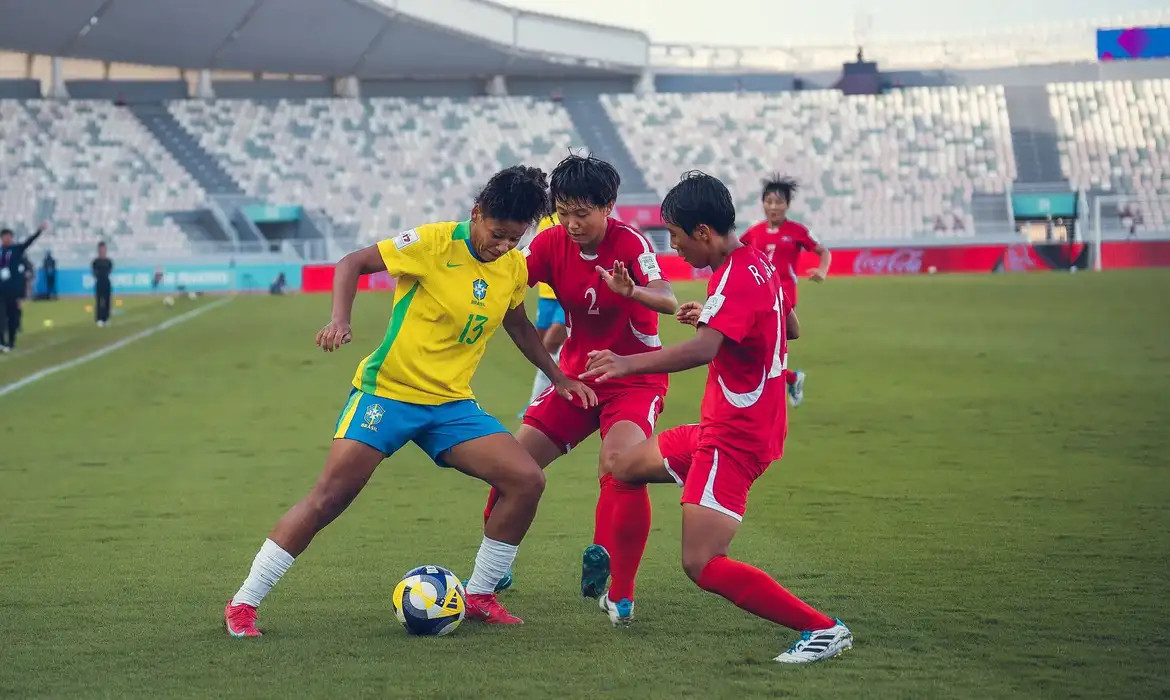 Mundial Sub-17 Feminino: Brasil luta, mas perde para Coreia do Norte 