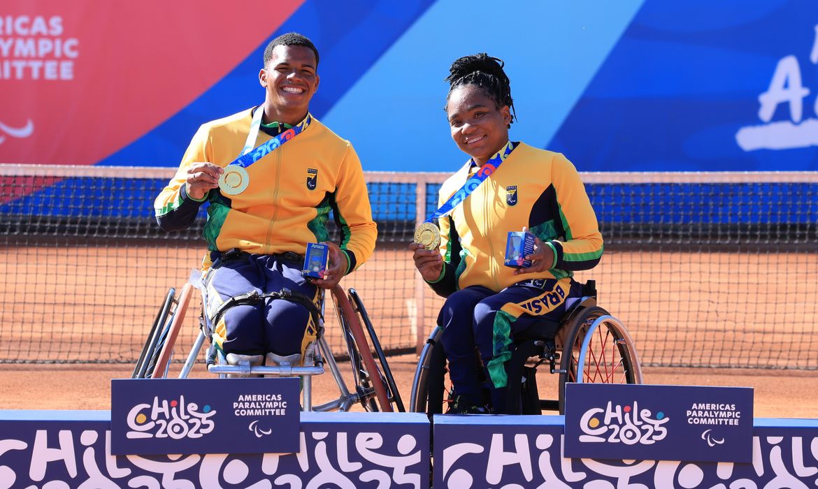 Tênis em cadeira de rodas do Brasil soma 3 ouros no Parapan de Jovens