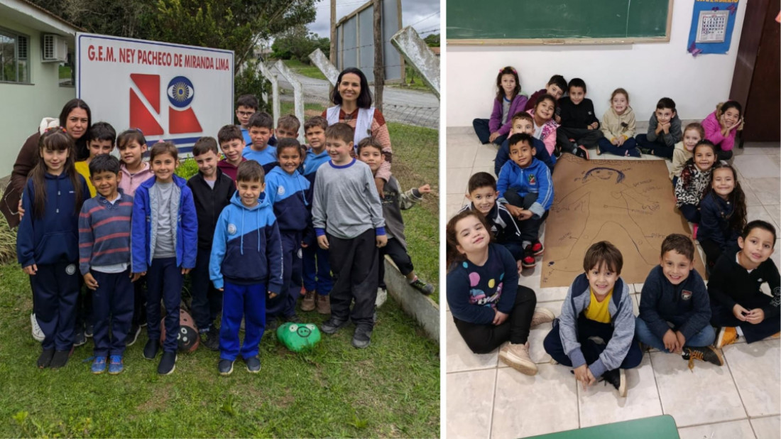 O Grupo Escolar Ney Pacheco de Miranda Lima, de Canoinhas, foi destaque nacional pelo Ministério da Educação.