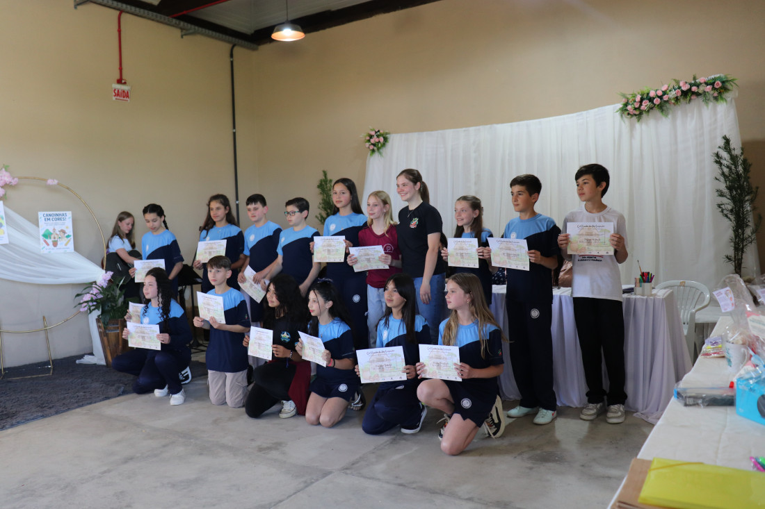A fase municipal contou com a participação dos vencedores de cada escola.