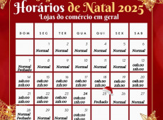 Uma programação especial para as compras de Natal e Réveillon.