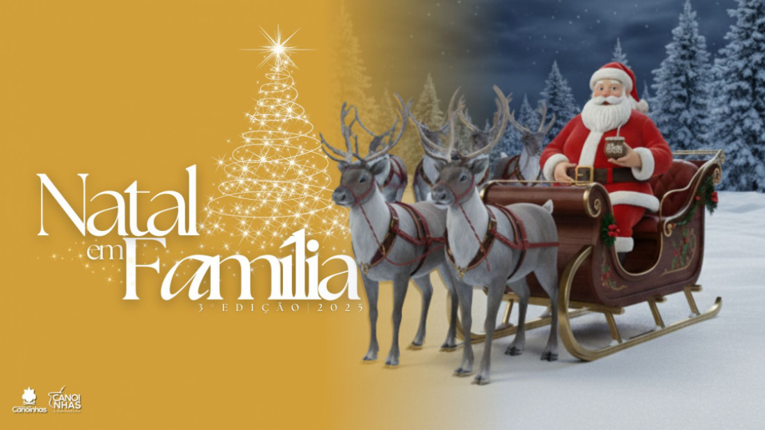  Neste domingo, 7 de dezembro, o Natal em Família chega ao Campo d’Água Verde.