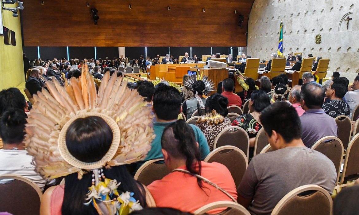 STF abre sessão de julgamento do marco temporal de terras indígenas