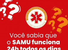 Unidade do SAMU, localizada no distrito de S&atilde;o Crist&oacute;v&atilde;o, em anexo &agrave; UBS Dr. Mario Mussi. 