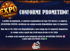 Expo Tr&ecirc;s Barras com camarote vip