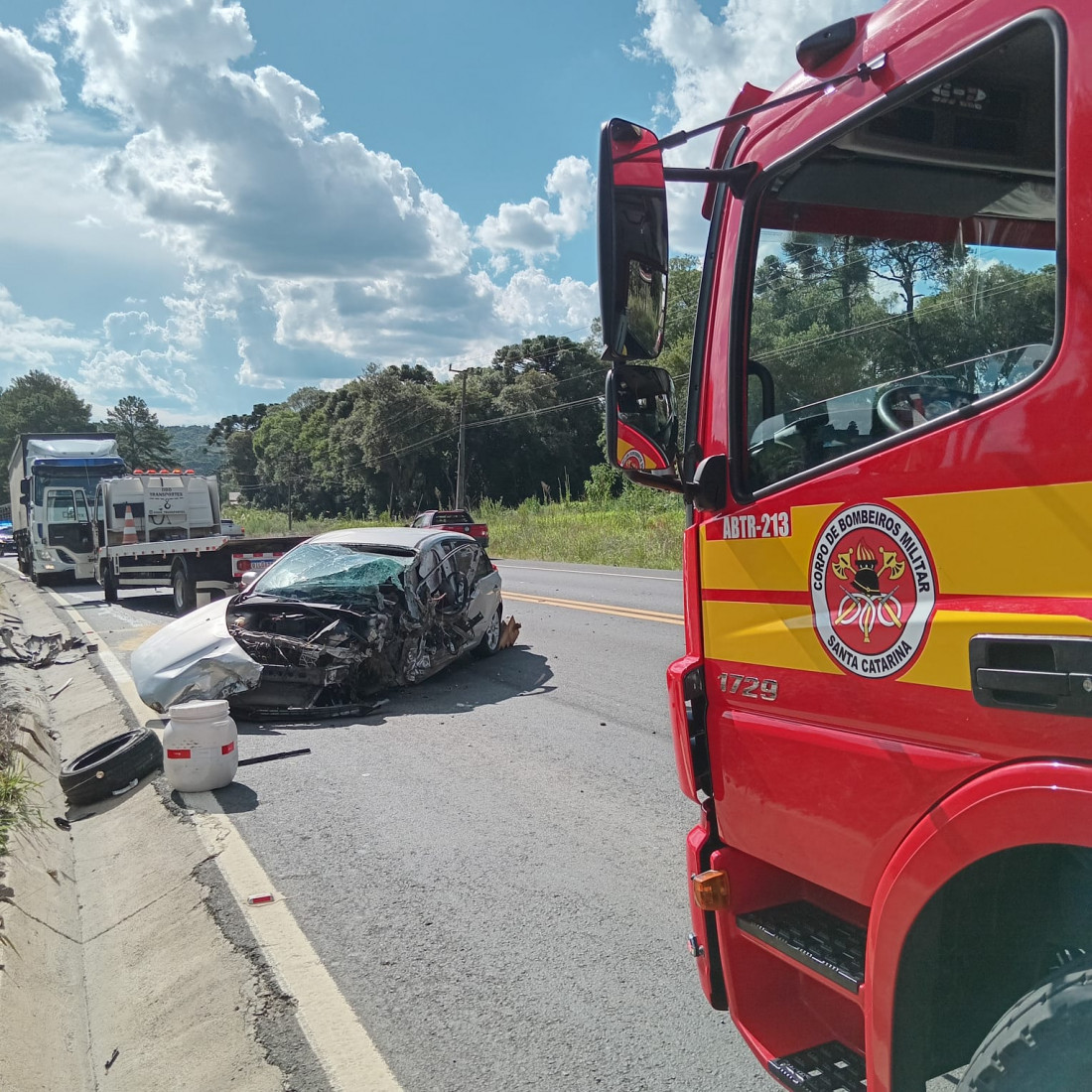 Rodovia BR-280, Localidade Butiá do Braz