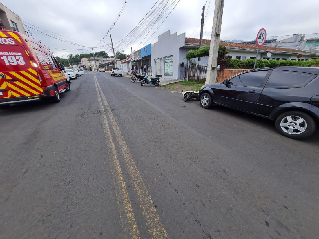 Rua Pedro Mazurechen, Bairro São Pedro, município de Porto União.
