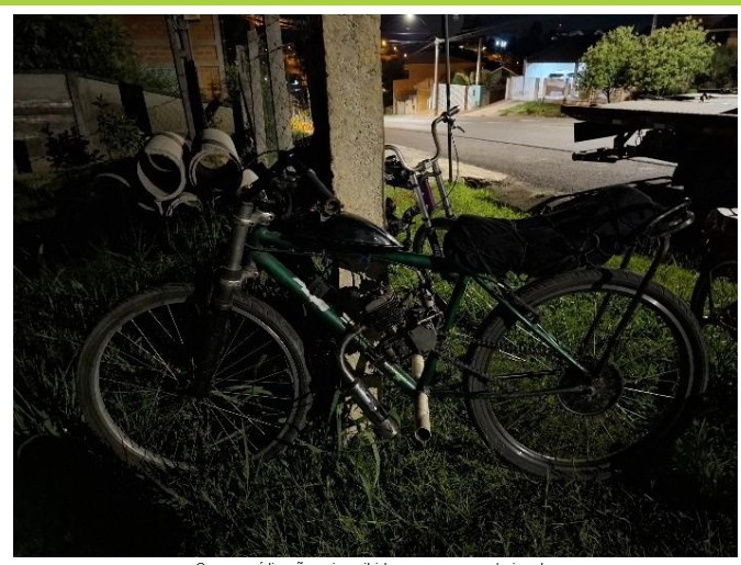 PM apreende bicicletas motorizadas artesanais e autua condutores por infra&ccedil;&otilde;es de tr&acirc;nsito.