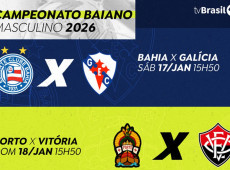 TV Brasil exibe neste fim de semana dois&nbsp;jogos do Campeonato Baiano