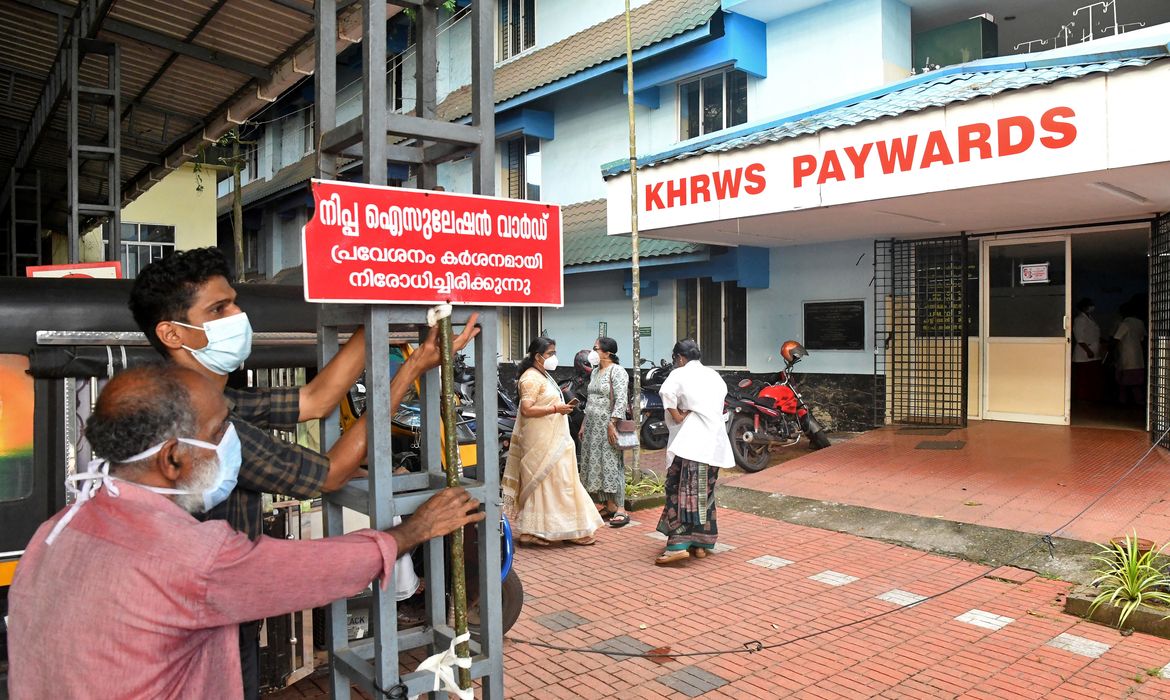 Autoridades da Índia monitoram reaparecimento do vírus Nipah 