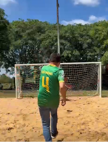 Futebol de Areia em Tr&ecirc;s Barras