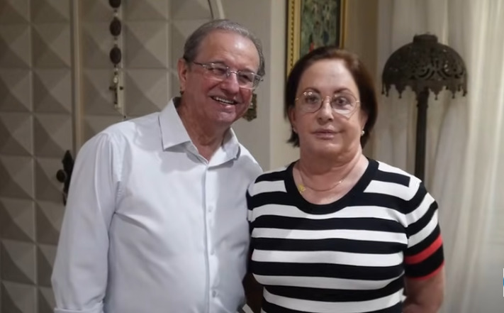 Vasco Magalh&atilde;es Teles e T&eacute;rcia de Oliveira Teles em entrevista ao portal JMais. Imagens retiradas da entrevista concedida ao JMais.