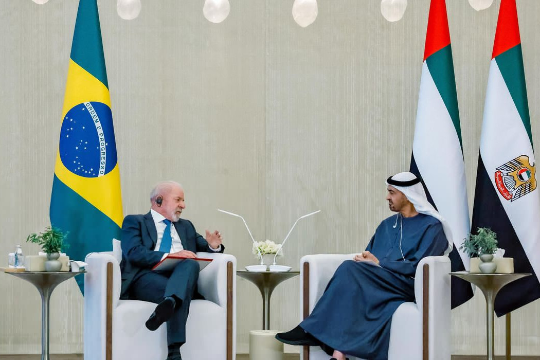 Lula se reuniu com presidente dos Emirados &Aacute;rabes Unidos