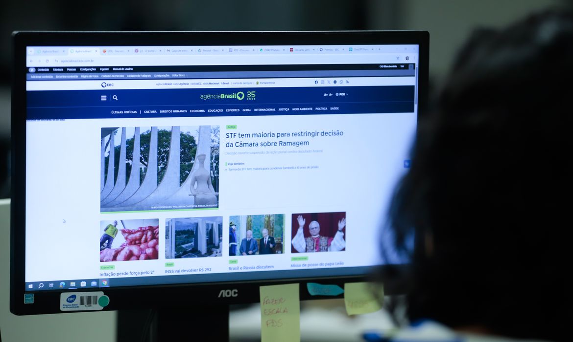 Agência Brasil cresce 20% em visualizações em 2025