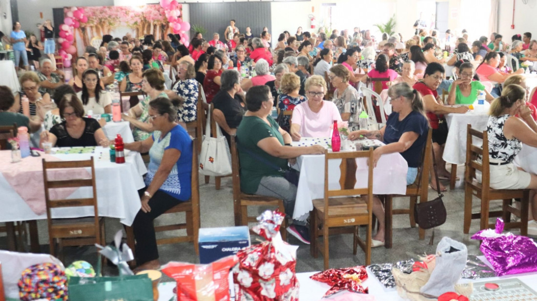 Show de prêmios dia da Mulher em Canoinhas