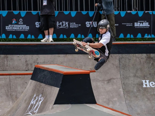 Vini Sardi agradece pela torcida na Copa do Mundo de Paraskate