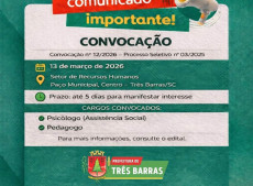 CONVOCA&Ccedil;&Atilde;O