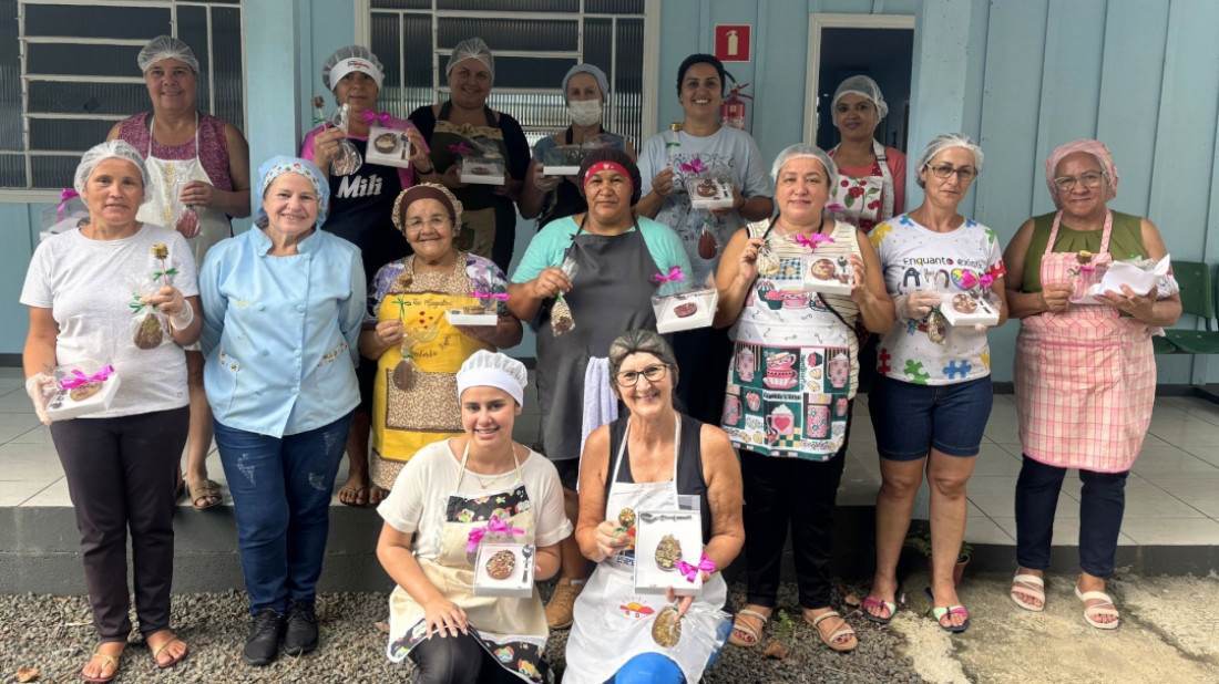 Capacitação, fabricação de Ovos Trufados, em Canoinhas.