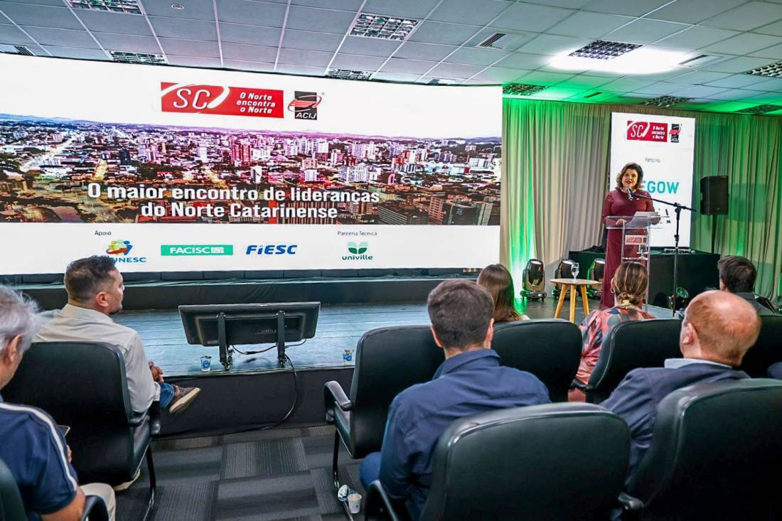 Promovido pela ACIJ, o evento foi realizado em parceria com a Associação dos Municípios do Nordeste de Santa Catarina (AMUNESC), Facisc e Fiesc.