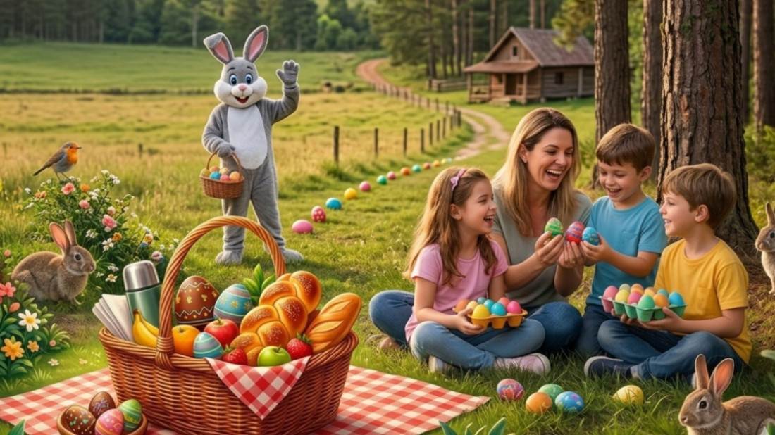 Programação de Páscoa, rotas turísticas.