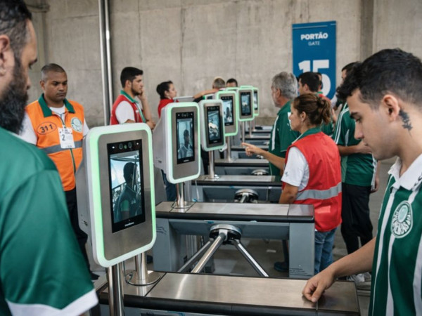 Reconhecimento facial amplia p&uacute;blico nos est&aacute;dios e refor&ccedil;a seguran&ccedil;a