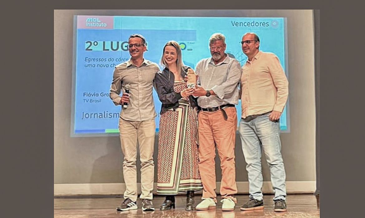 Reportagem da TV Brasil conquista 2º lugar no Prêmio MOL de Jornalismo