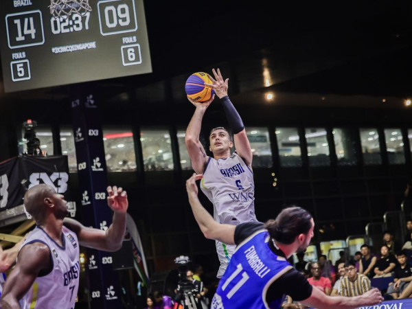 Sele&ccedil;&atilde;o masculina se classifica para Copa do Mundo de basquete 3x3