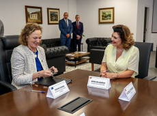 A vice-governadora Marilisa Boehm informou &agrave; embaixadora da Austr&aacute;lia no Brasil