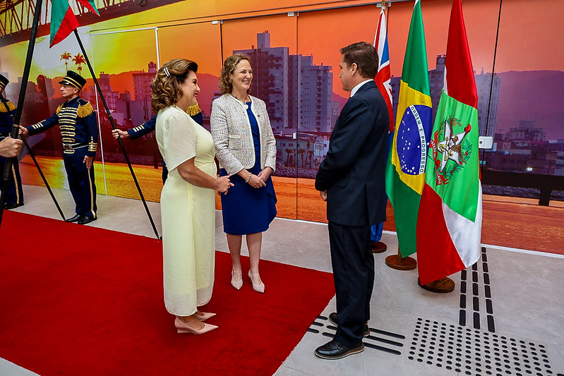 A vice-governadora Marilisa Boehm informou &agrave; embaixadora da Austr&aacute;lia no Brasil