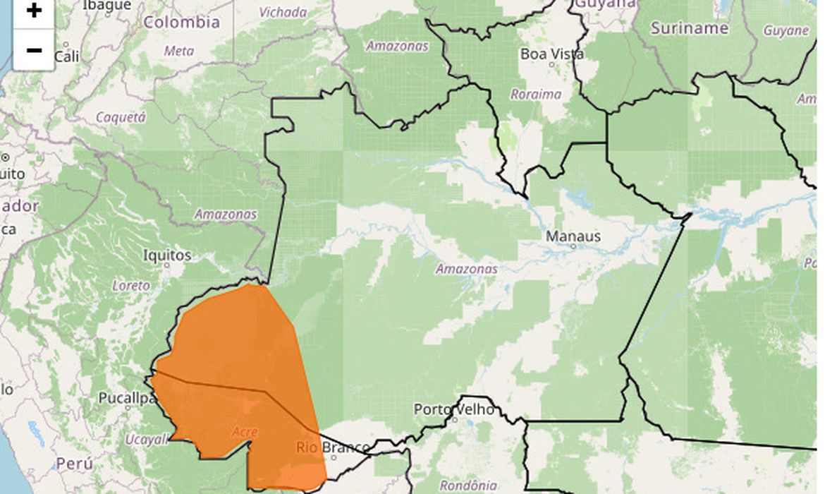  Inmet emite alerta laranja para chuvas em municípios do Acre
