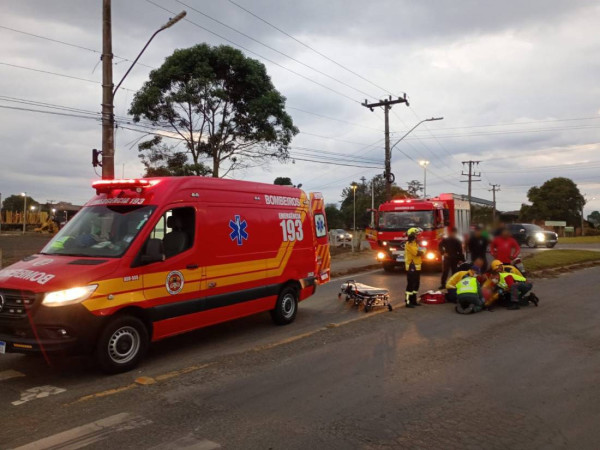 Acidente aconteceu no acesso ao bairro Industrial II, na tarde desta quarta-feira (16)
