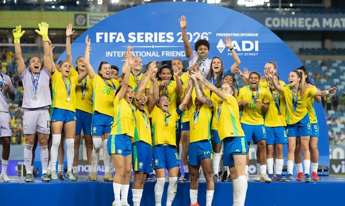 Brasil conquista título do FIFA Series de futebol feminino