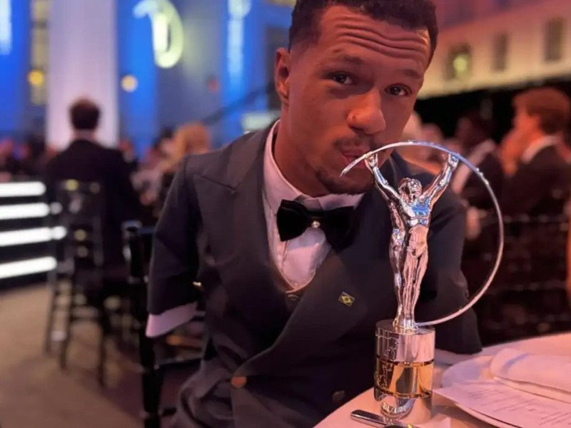 Gabriel Ara&uacute;jo conquista Laureus, maior premia&ccedil;&atilde;o do esporte mundial